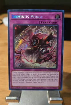 YuGiOh! Dominus Purge - SR - INFO - NM 1st Edition - FAST SHIP! - Image 1