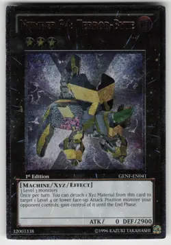 Number 34: Terror-Byte (UTR) GENF-EN041 Ultimate Rare 1st Edition Yu-Gi-Oh - Image 1