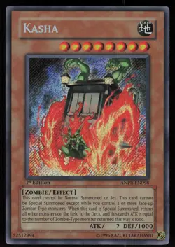 Kasha ANPR-EN098 ANPR Secret Rare Ancient Prophecy 1st Edition Yu-Gi-Oh - Image 1