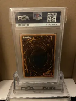 YuGiOh Dark Flare Knight 1st Edition PSA 9 DCR-017 MINT Super Rare Dark Crisis - Image 2