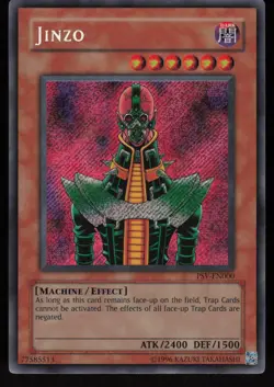 Jinzo PSV-EN000 PSV Secret Rare Pharaoh's Servant (Worldwide English) Yu-Gi-Oh - Image 1
