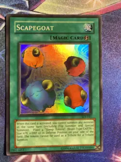 (AA) FREE SHIPPING Scapegoat SDJ-041 Super Rare Unlimited Yu-Gi-Oh! VLP - Image 1