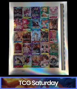 ONE PIECE TCG UNCUT SHEET OP08 TWO LEGENDS - Image 1