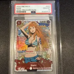 2024 One Piece Nami ST01-007 Wings of the Captain Treasure Rare OP06 PSA 10 Gem - Image 1