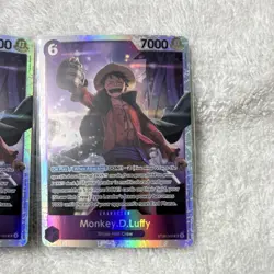 Bandai Monkey.D.Luffy ST26-005 Character Holo x2 One Piece Card Game English - Image 3