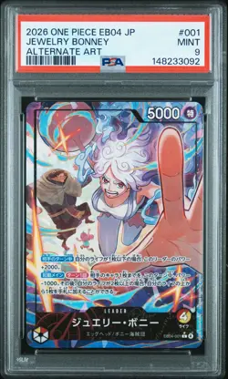 2026 ONE PIECE JAPANESE EB04-EGGHEAD CRISIS ALT ART #001 JEWELRY BONNEY PSA 9 - Image 1