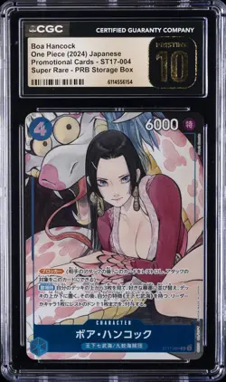 2024 ONE PIECE JPN PROMO PRB STORAGE BOX #ST17-004 BOA HANCOCK CGC 10 PRISTINE - Image 1