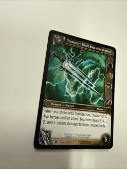 WoW TCG - Epic - Thunderfury, Blessed Blade of the Windseeker - Equipment - Image 2