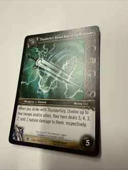 WoW TCG - Epic - Thunderfury, Blessed Blade of the Windseeker - Equipment - Image 3