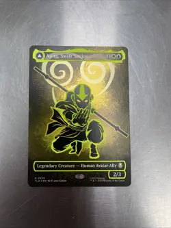 Aang, Swift Savior (Borderless) (Neon Ink Foil) Avatar: The Last Airbender Foil - Image 1