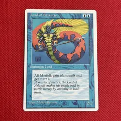 MTG {Lord of Atlantis} Core Set 4th Edition Reg Rare #82 NM/Unplayed Vintage! - Image 1
