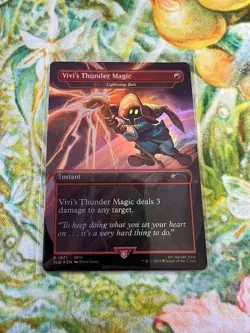 Vivi's Thunder Magic - Lightning Bolt (Foil) MTG: Secret Lair *Pack Fresh* - Image 1