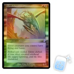 FOIL CLOUDSHREDDER SLIVER Time Spiral Remastered Magic MTG MINT CARD - Image 1