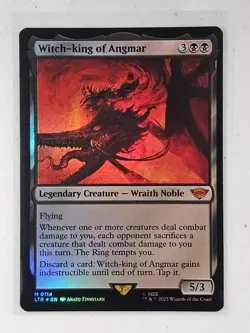 MTG Witch-king of Angmar M 0114 Foil Universes Beyond: The Lord of the Rings - Image 1