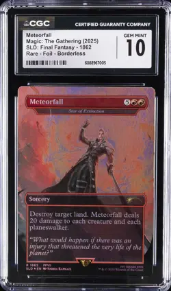 2025 MAGIC: THE GATHERING - SLD: FINAL FANTASY METEORFALL CGC 10 GEM MINT - Image 1