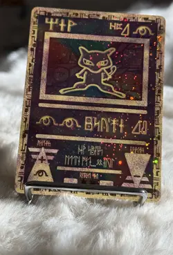 Pokemon TCG Ancient Mew Holo Promo Card Excellent Condition NM Rare Holo W Swirl - Image 3