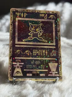 Pokemon TCG Ancient Mew Holo Promo Card Excellent Condition NM Rare Holo W Swirl - Image 5