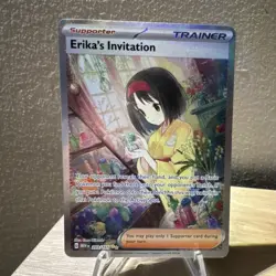 Pokemon TCG Erika's Invitation 203/165 Scarlet & Violet 151 Ultra Rare Holo - Image 1