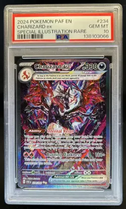 2024 Pokemon Paldean Fates Charizard ex Special Illustration Rare 234/091 PSA 10 - Image 1