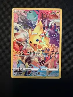 Pokemon TCG Pikachu 160/159 Crown Zenith Secret Rare Full Art Holo - Image 1