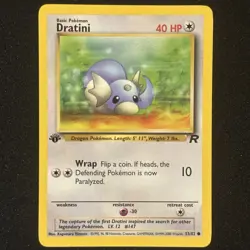 Dratini 53/82 1st Edition - Team Rocket 2000 - Pokemon TCG WOTC - Near Mint - Image 1