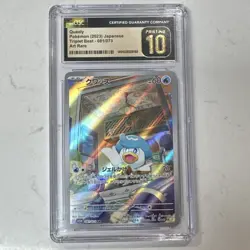 Pokemon Quaxly 081/073 Sv1a Triplet Beat Art Rare Holo Japanese CGC Pristine 10 - Image 1