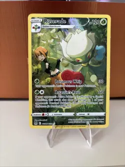 Pokemon TCG Roserade Holo Ultra Rare Trainer Gallery Card TG02/TG30 Lost Origin - Image 1