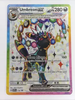 Pokemon TCG - Umbreon ex 176 & Espeon ex 175 Prismatic Evolutions Ultra Rare NM - Image 2