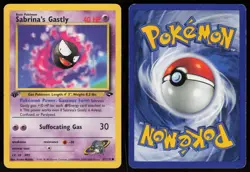 Sabrina's Gastly 97/132 Common Gym Challenge 1st Edition Pokemon - Image 3