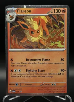 Flareon 167 Cosmos Holo - Scarlet & Violet Promo Card - NM✨- Pokemon TCG - Image 1