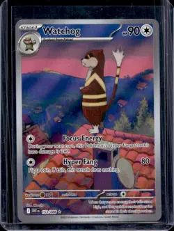 2025 Pokemon White Flare Watchog Illustration Rare #153/086 - Image 1