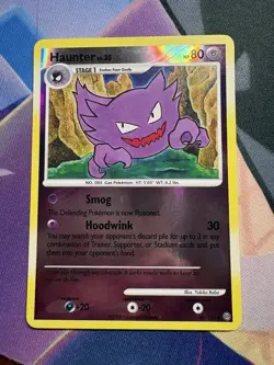 Pokemon TCG Haunter Stormfront Reverse Holo Rare Card 40/100 - Image 1