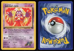 Sabrina's Jynx 57/132 Uncommon Gym Challenge 1st Edition Pokemon - Image 3