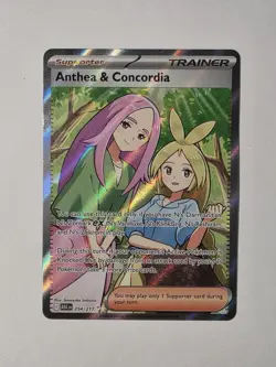 Anthea and Concordia 254/217 Ascended Heroes Pokemon TCG Full Art Trainer - Image 1