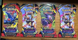 Pokemon TCG Phantasmal Flames Sleeved Booster Packs X4 English Factory Sealed - Image 1