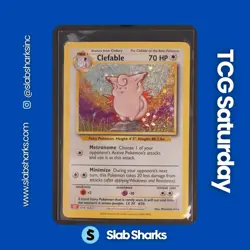 2023 POKEMON CLASSIC COLL CHARIZARD HO-OH EX DECK #014/034 CLEFABLE COSMOS HOLO - Image 1