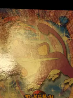 Rattata #19 Pokemon Topps Series 1 Card (Green Label) VLP front/NM back - Image 2