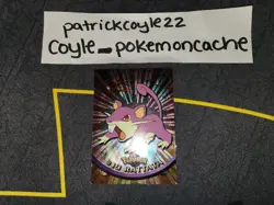 Rattata #19 Holo Pokemon Topps Series 1 Card (Black Label) MP - Image 1