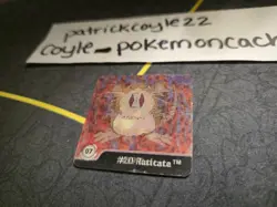 Artbox Pokemon Action Flipz Series One #07 (Rattata & Raticate) LP - Image 3