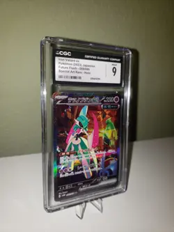 Pokemon Iron Valiant (テツノフシン) ex SAR 089/066 sv4m Future Flash CGC 9 - Image 3
