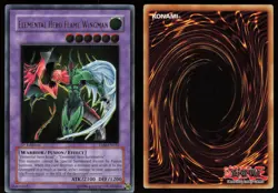 Elemental HERO Flame Wingman TLM-EN035 Ultimate Rare 1st Edition GOLD Yugioh - Image 3