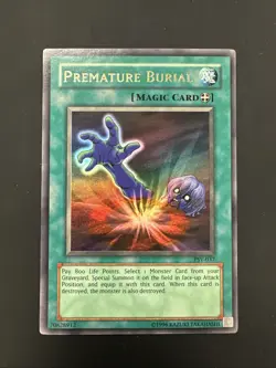 Yu-Gi-Oh! Premature Burial Ultra Rare #PSV-037 NM - Image 1