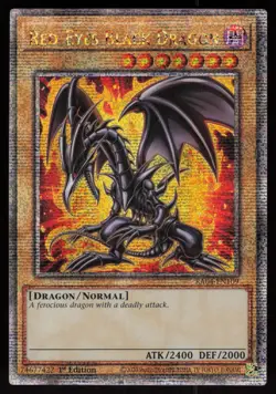 Red-Eyes Black Dragon (7th Art) Quarter Century Secret Rare RA04-EN109 Yu-Gi-Oh - Image 1