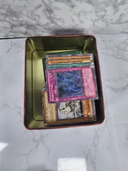 Yugioh Common Lot Card With Tin - Image 1