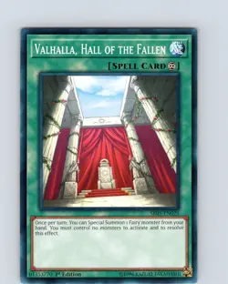 Yu-Gi-Oh TCG Valhalla, Hall Of The Fallen SR05-EN029 1st Edition Common Card NM - Image 1