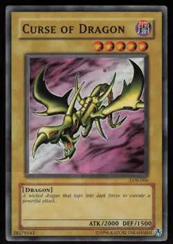 Curse of Dragon LOB-066 LOB The Legend of Blue Eyes White Dragon Yu-Gi-Oh - Image 1