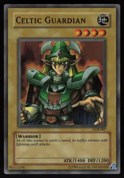 Celtic Guardian LOB-007 LOB The Legend of Blue Eyes White Dragon Yu-Gi-Oh - Image 1