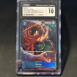 KYROS - One Piece TCG OP10-046 - AA Super Rare SR - Royal Blood CGC GEM MINT 10 - Image 1