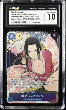 CGC 10 GEM MINT JAPANESE ONE PIECE 2024 Boa Hancock ST17-004 PRB Storage NR4 - Image 1