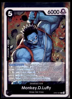 One Piece 500 Years in the Future OP07-091 Monkey.D.Luffy 4 card lot - Image 1